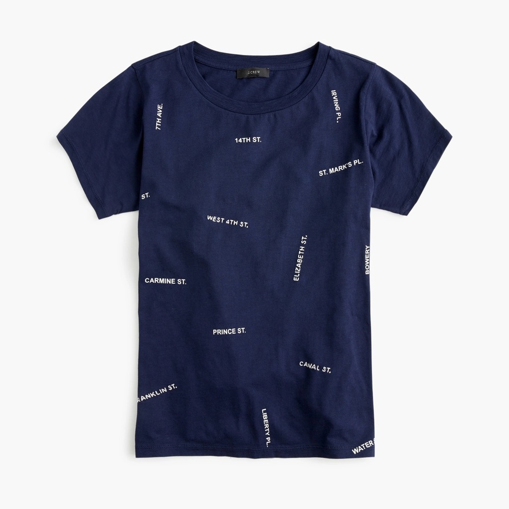 J. Crew streets of nyc T-shirt